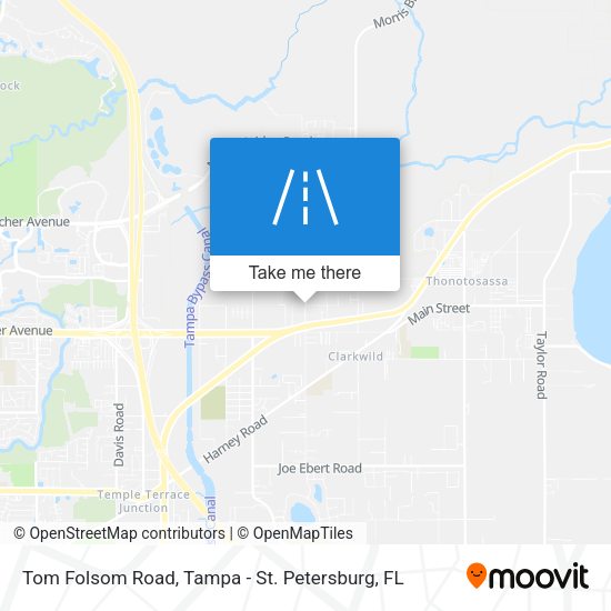 Tom Folsom Road map