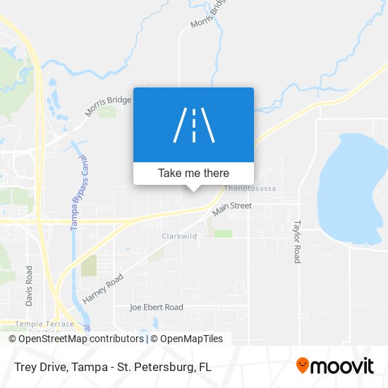 Trey Drive map