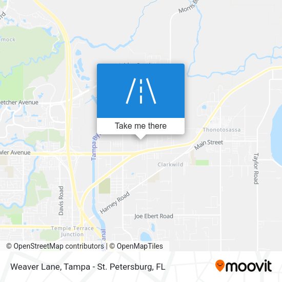Weaver Lane map