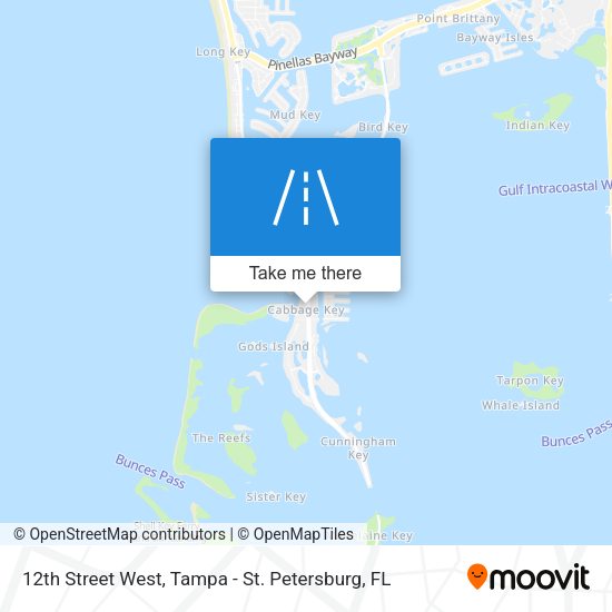 12th Street West map