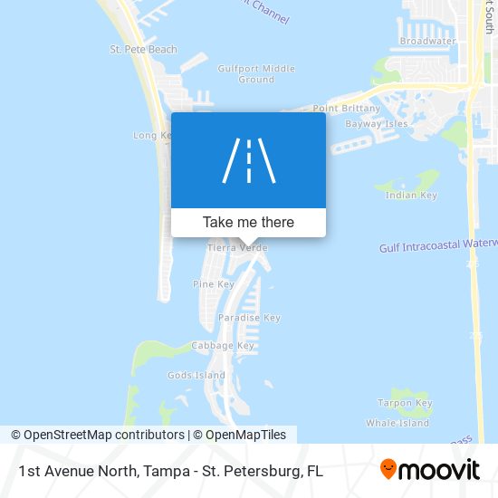 1st Avenue North map