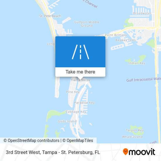 3rd Street West map