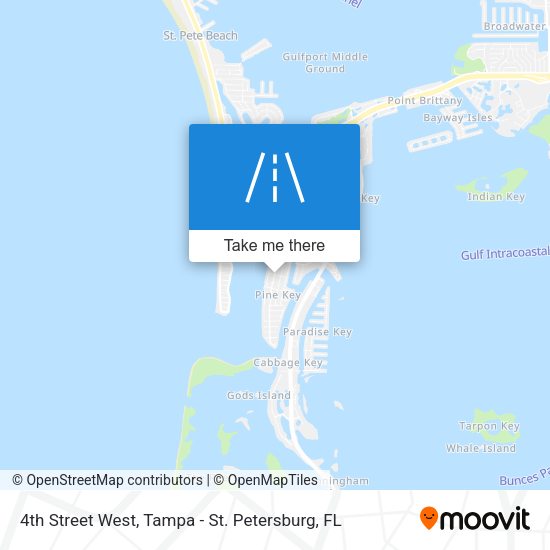 Mapa de 4th Street West