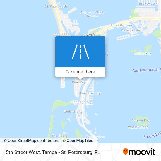 Mapa de 5th Street West
