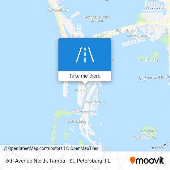 6th Avenue North map