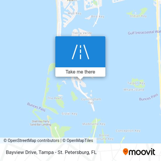 Mapa de Bayview Drive