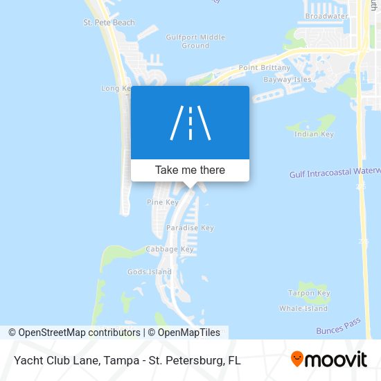 Yacht Club Lane map
