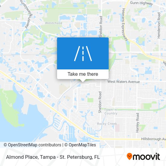 Mapa de Almond Place