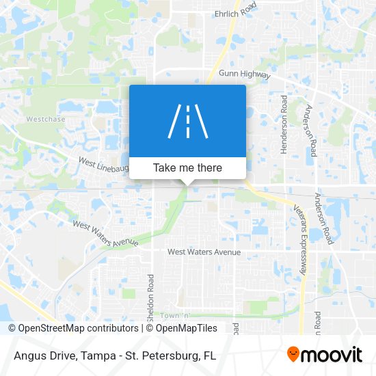 Angus Drive map