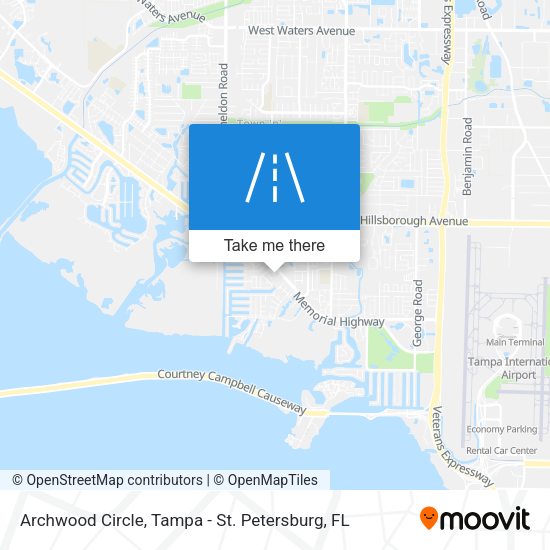 Mapa de Archwood Circle