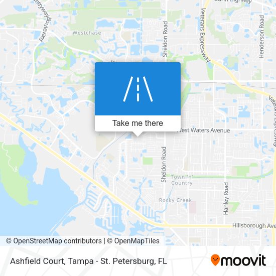 Mapa de Ashfield Court