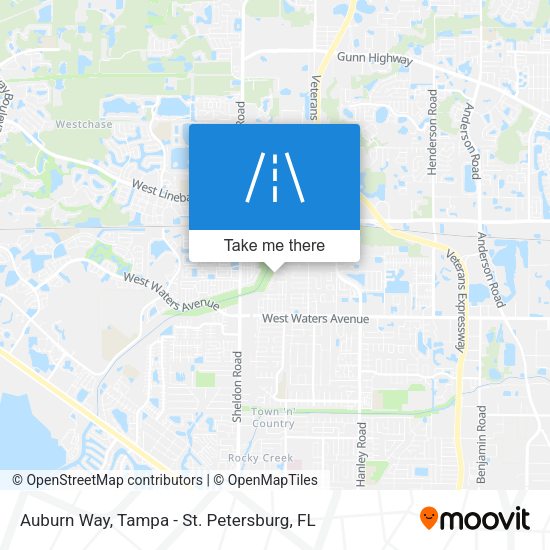 Auburn Way map
