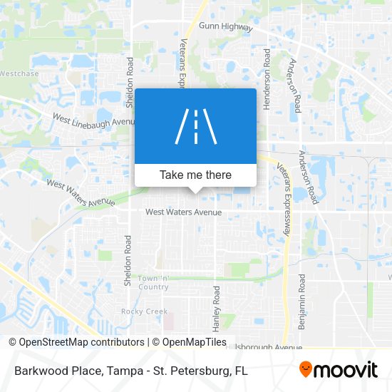 Barkwood Place map
