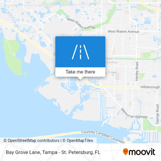 Mapa de Bay Grove Lane