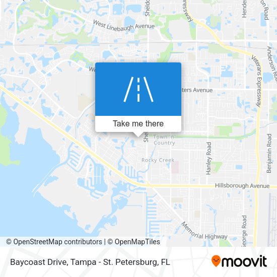 Mapa de Baycoast Drive