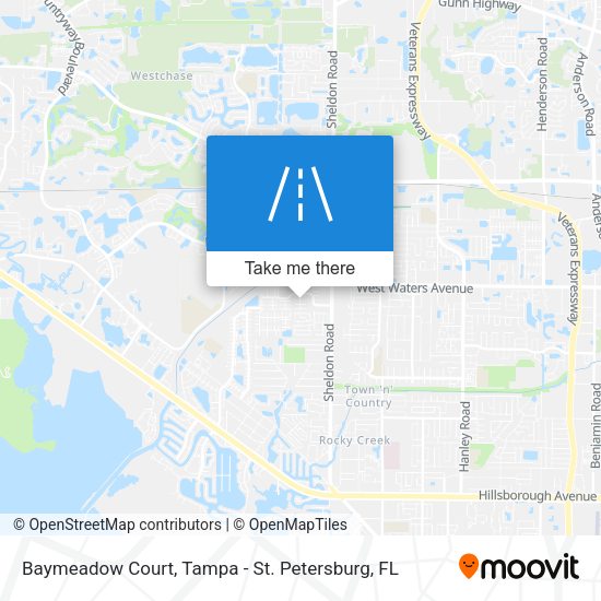 Baymeadow Court map
