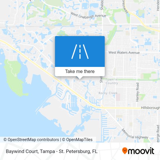 Baywind Court map