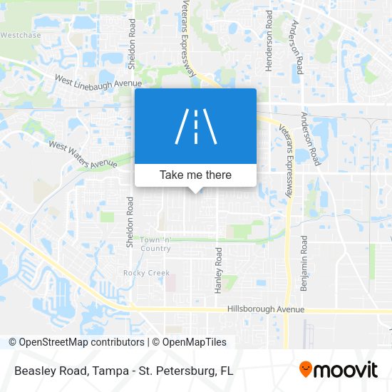 Mapa de Beasley Road