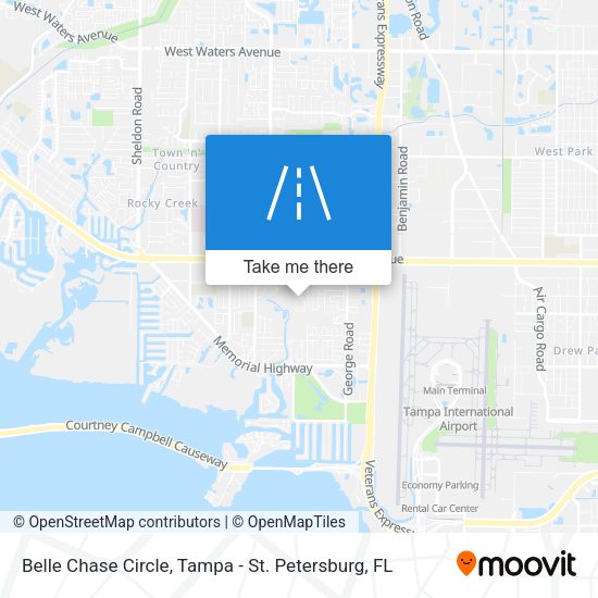 Belle Chase Circle map