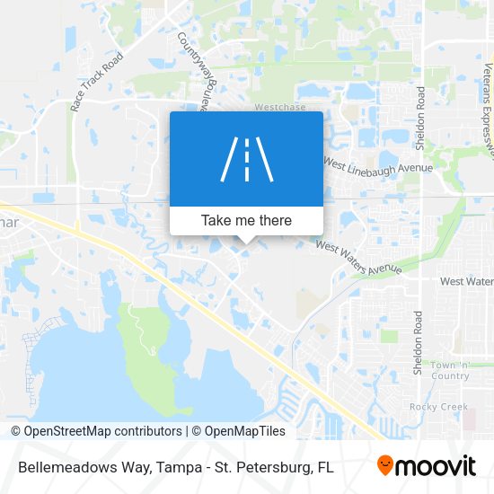 Bellemeadows Way map