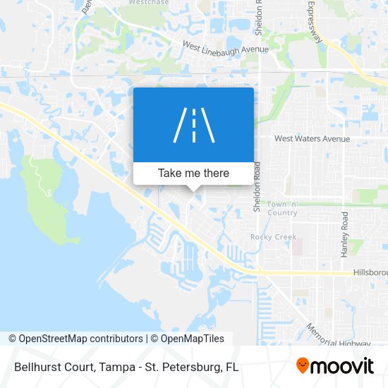 Mapa de Bellhurst Court