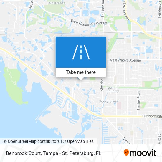 Benbrook Court map