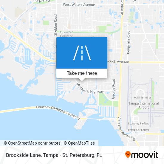 Mapa de Brookside Lane