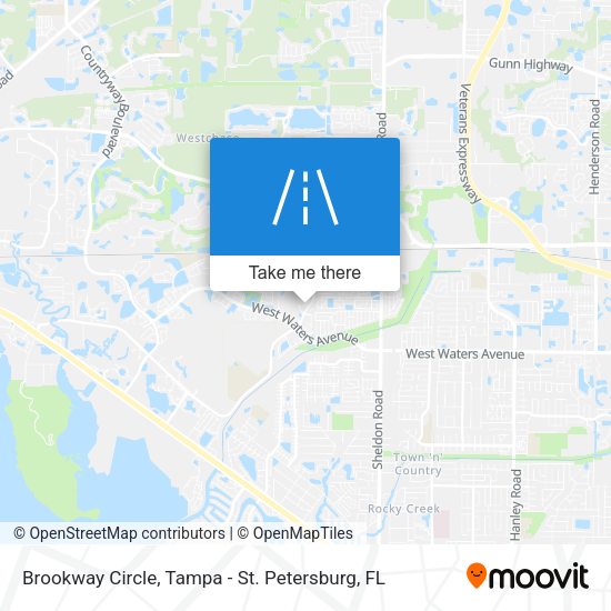 Brookway Circle map