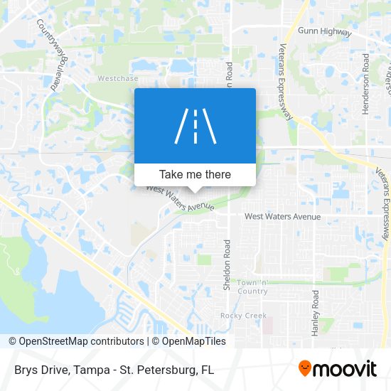 Brys Drive map