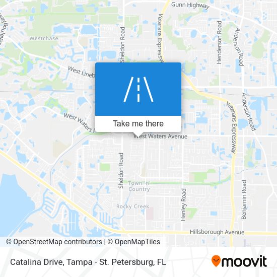 Catalina Drive map
