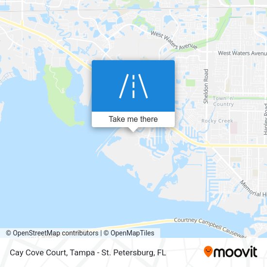Cay Cove Court map