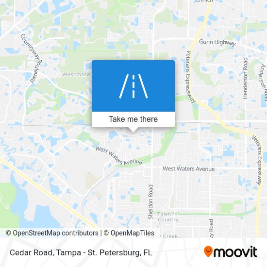Mapa de Cedar Road