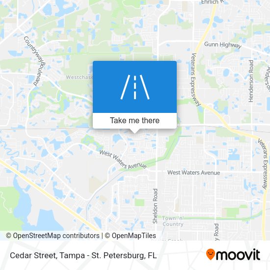 Mapa de Cedar Street