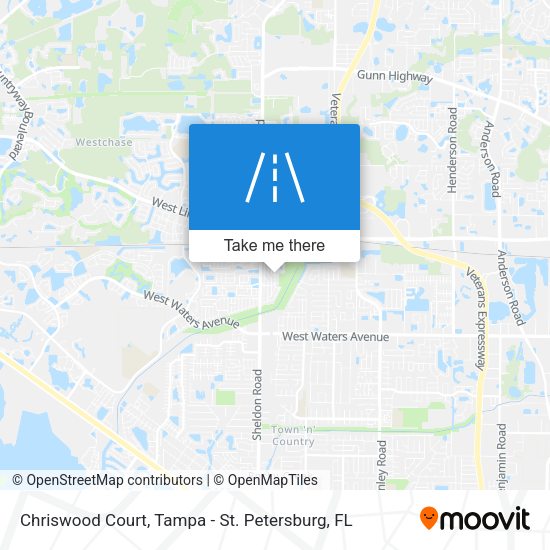 Chriswood Court map