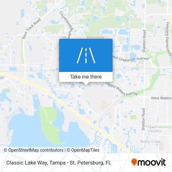 Classic Lake Way map