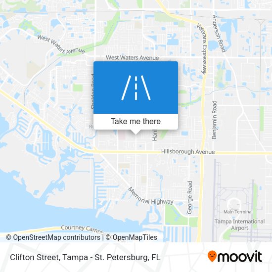 Clifton Street map