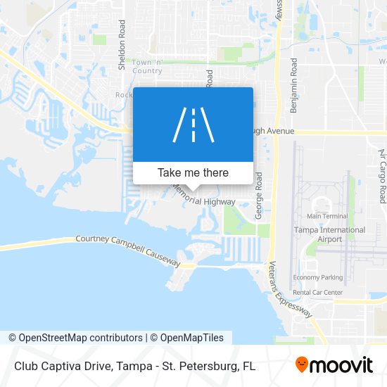Club Captiva Drive map