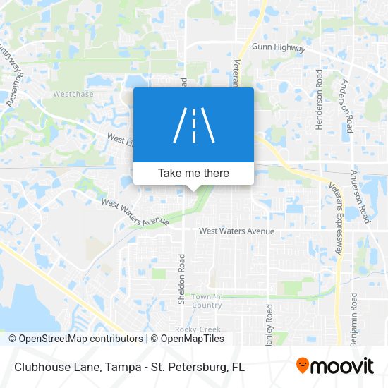 Clubhouse Lane map