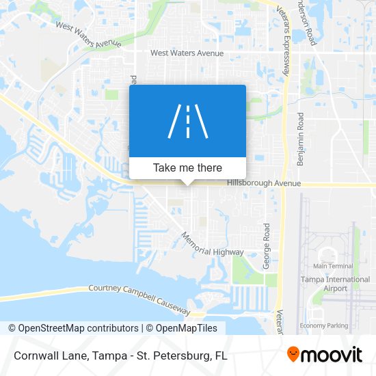 Cornwall Lane map