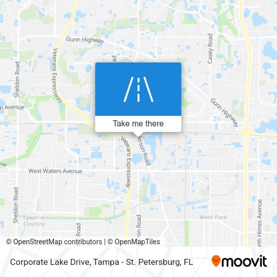 Mapa de Corporate Lake Drive