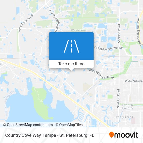 Country Cove Way map