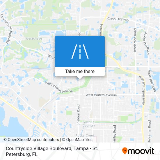 Countryside Village Boulevard map