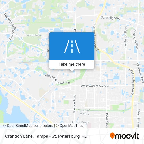 Mapa de Crandon Lane