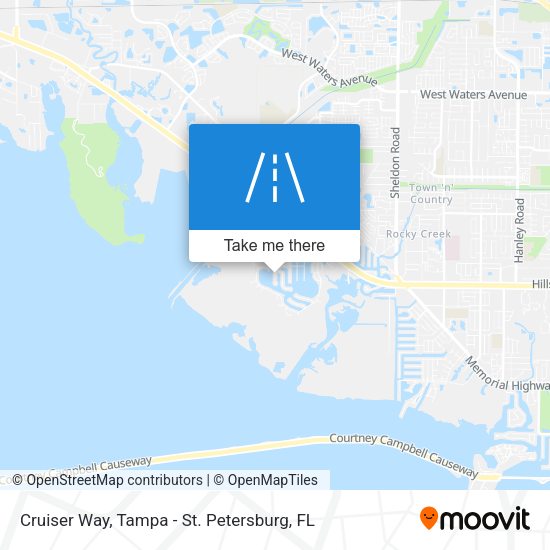 Cruiser Way map