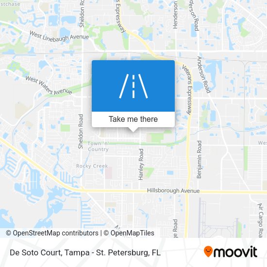 De Soto Court map