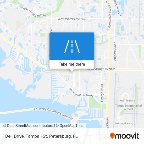 Mapa de Dell Drive