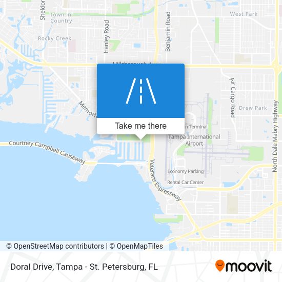 Doral Drive map