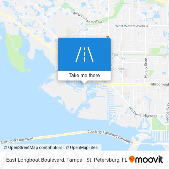 East Longboat Boulevard map