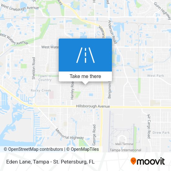 Eden Lane map