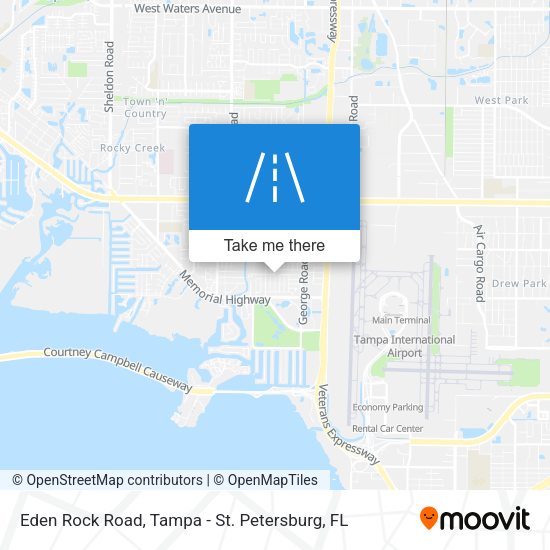 Eden Rock Road map
